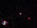 M76 - hmlovina Malá činka, (súhvezdie: Perzeus), 26.9.2011, Canon 1000Dmod., exp. 40x6 min., ISO800, MPCC, CLS CCD, Newton 254/1200, EQ6SS, QHY5, DSS